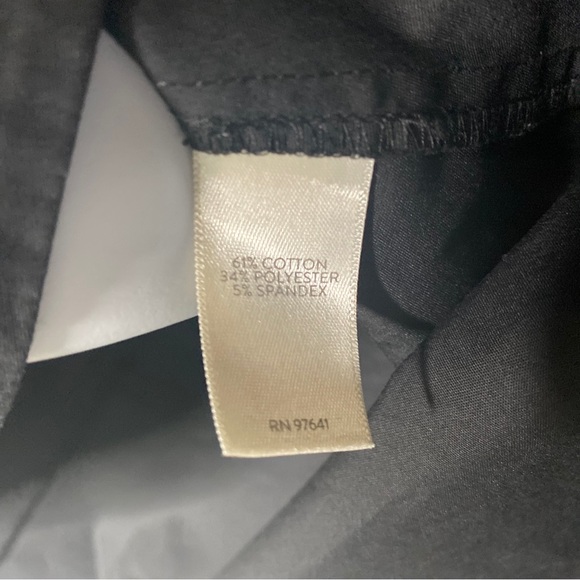 J Jill Lagenlook Asymmetric Tunic Top Blouse Womens Small Button Back 3/4 Sleeve - Picture 4 of 9